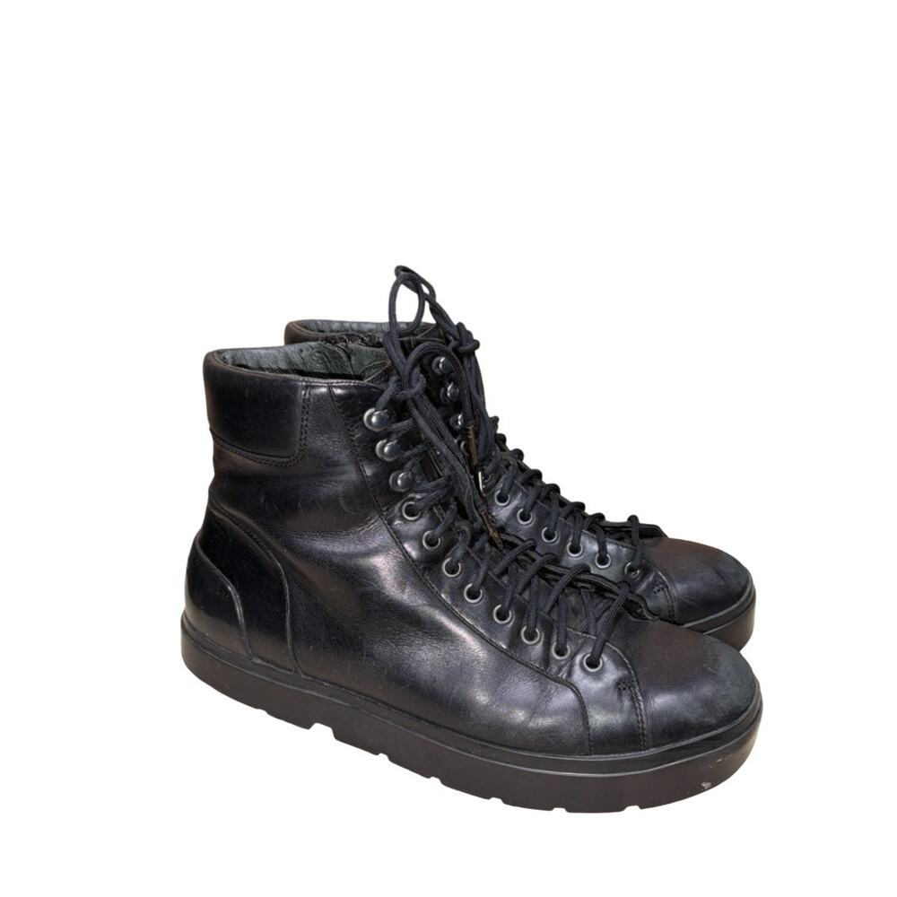 CAMPER BLack Leather Ankle Boots   Size: EU 43 / US 9.5 Men's